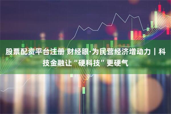 股票配资平台注册 财经眼·为民营经济增动力｜科技金融让“硬科技”更硬气